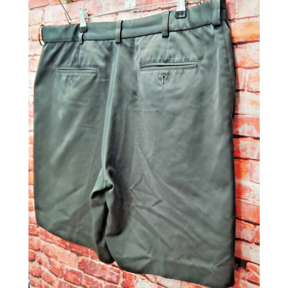 Lyle & Scott Shorts Mens Sz 36 Green Casual Flat Front Regular Fit Slash Pocket - Picture 8 of 8